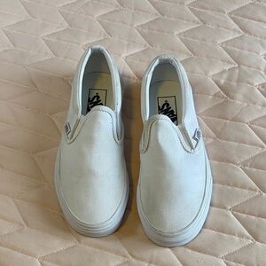 Vans Classic White Slip-On Shoes